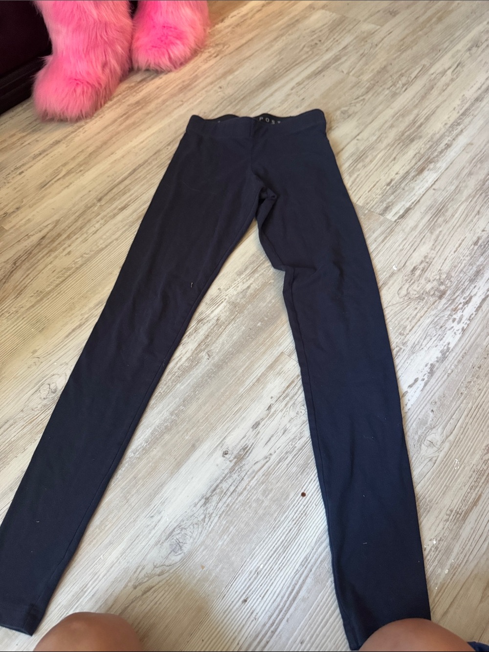 Aeropostale womens Black Full-Length Leggings